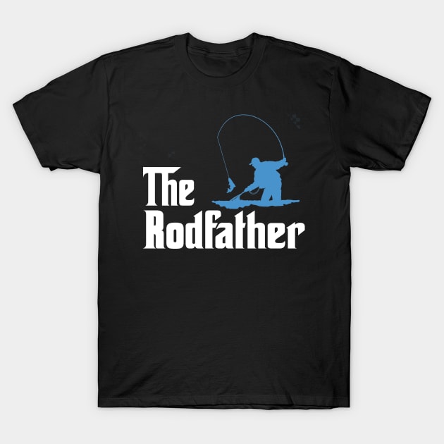 The Rodfather Fishing T-Shirt by DragonTees